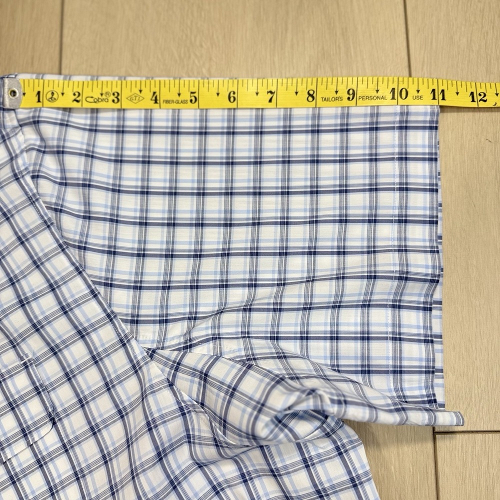 Duluth Trading Co Men's Plaid Short Sleeve Button Down Shirt 2XL Relaxed Fit - Picture 7 of 7